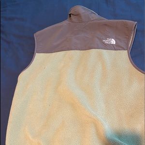 North face fleece vest